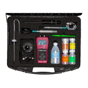 COMBI 5000: pH + EC + AM + VWC + t°+ rH + hPa + C° + PAR + DLI